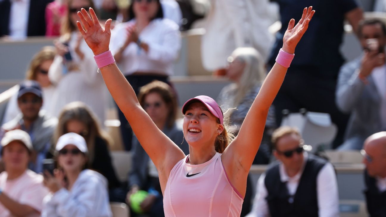 Andreeva mène Chvalinska à Roland-Garros pour son premier titre du Grand Chelem