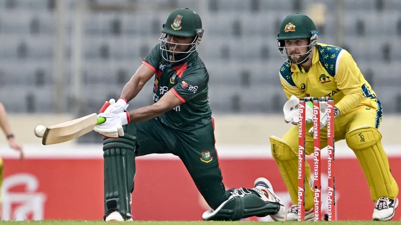 Ban vs Aus - 1er ODI - Mossadeq Hossain célèbre son retour réussi dans l'équipe du Bangladesh