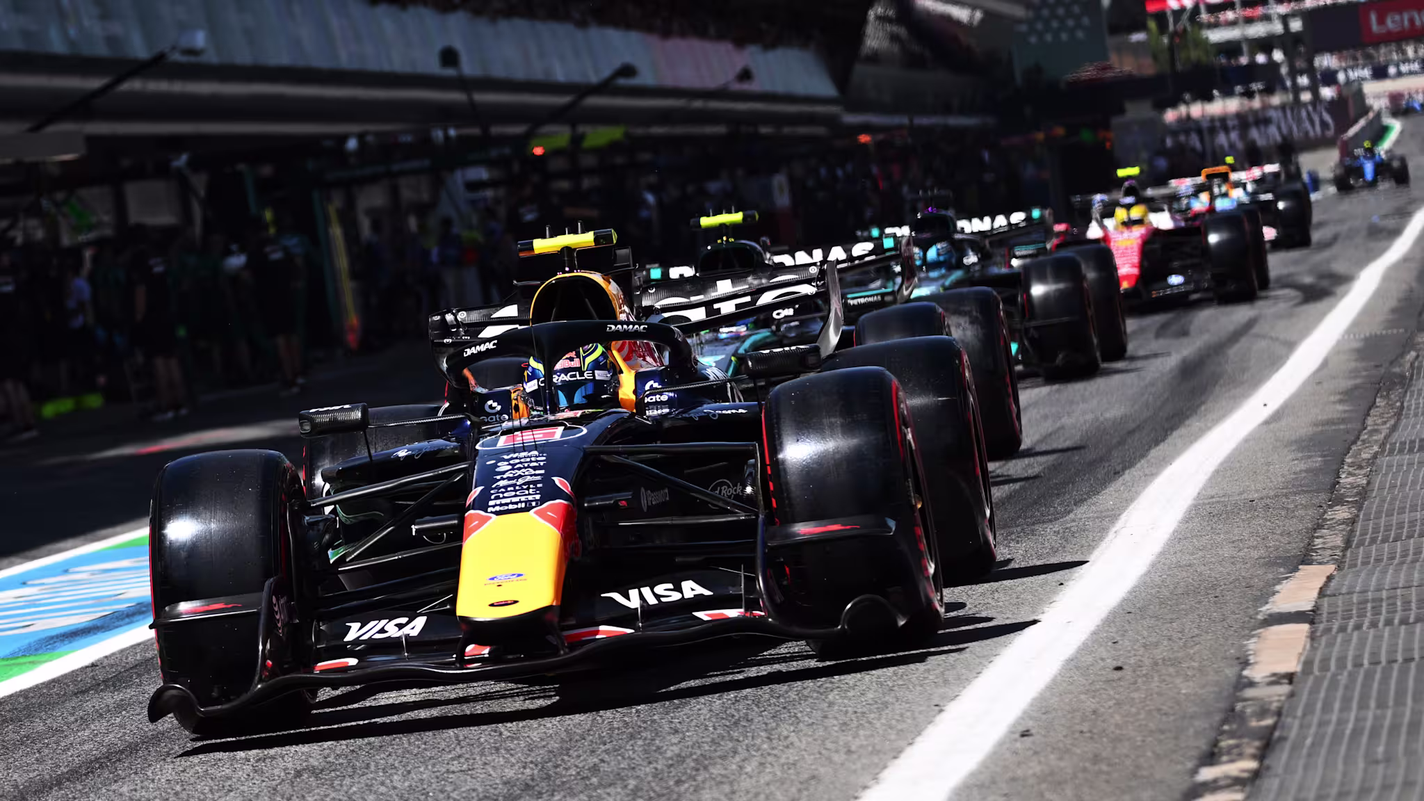 BARCELONA, SPAIN - JUNE 13: Marshals assist Valtteri Bottas of Finland and Cadillac F1 Team in the