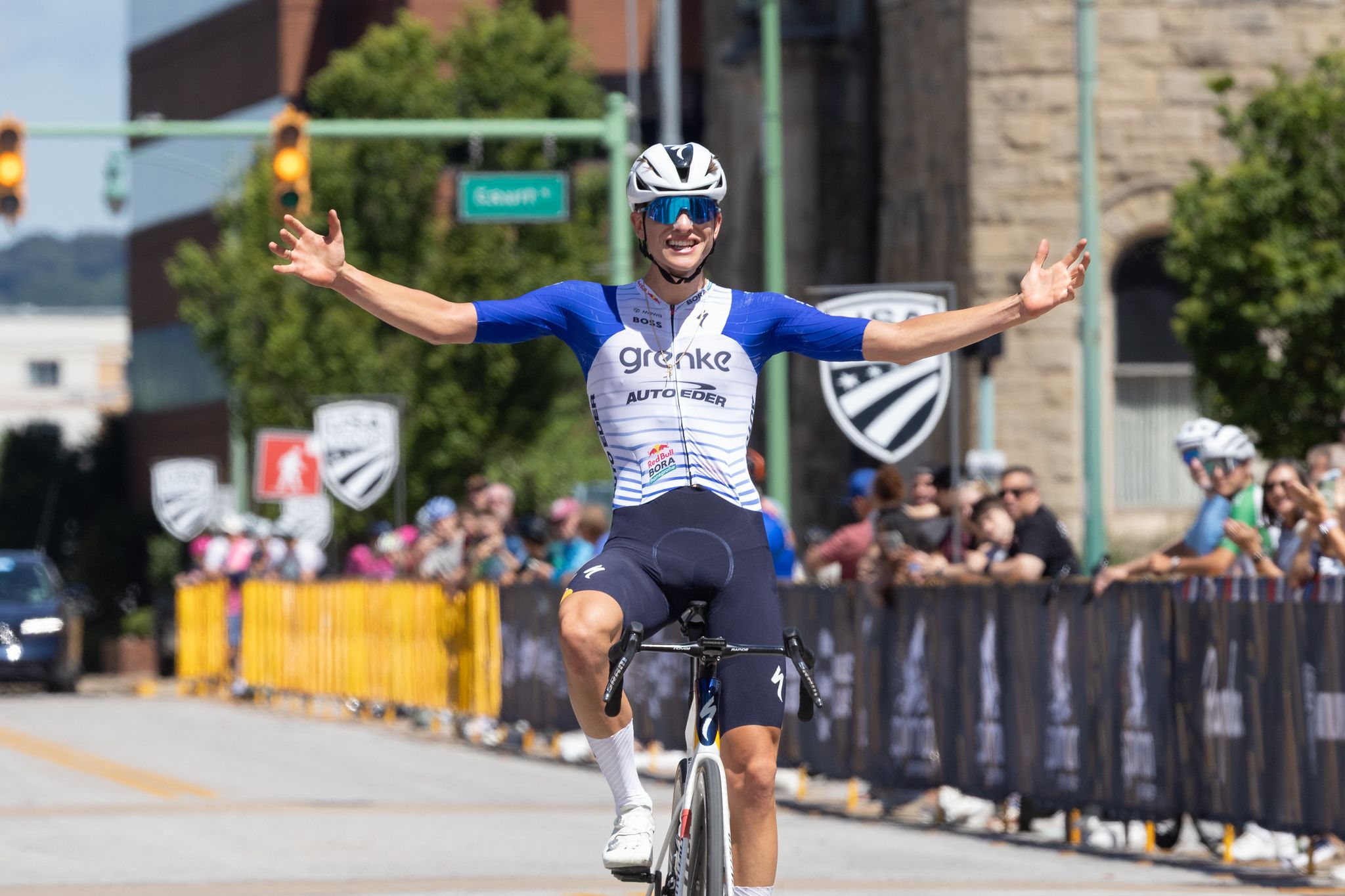 Championnat américain sur route. Enzo Hincapie remporte la victoire en solo dans la course sur route masculine junior