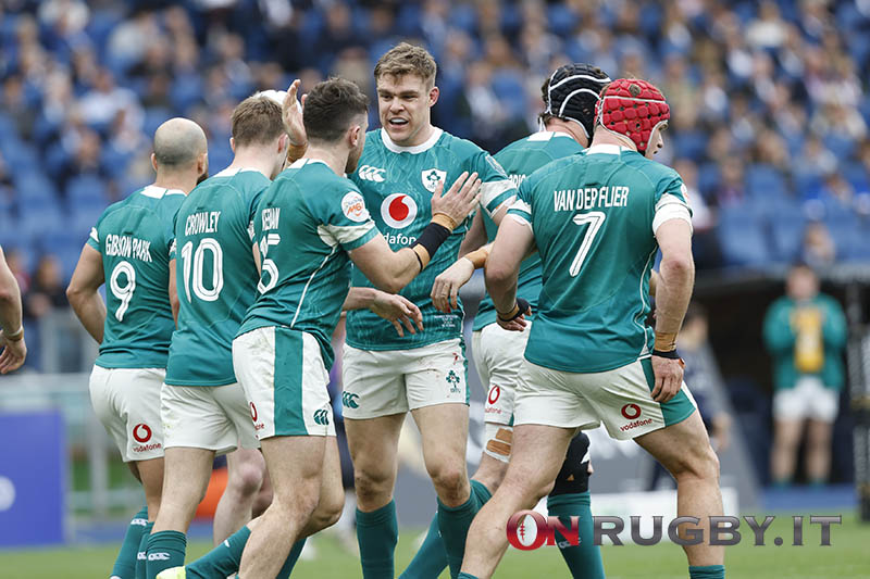 Championnat des nations. L'équipe d'Irlande pour l'Australie, le Japon et les All Blacks