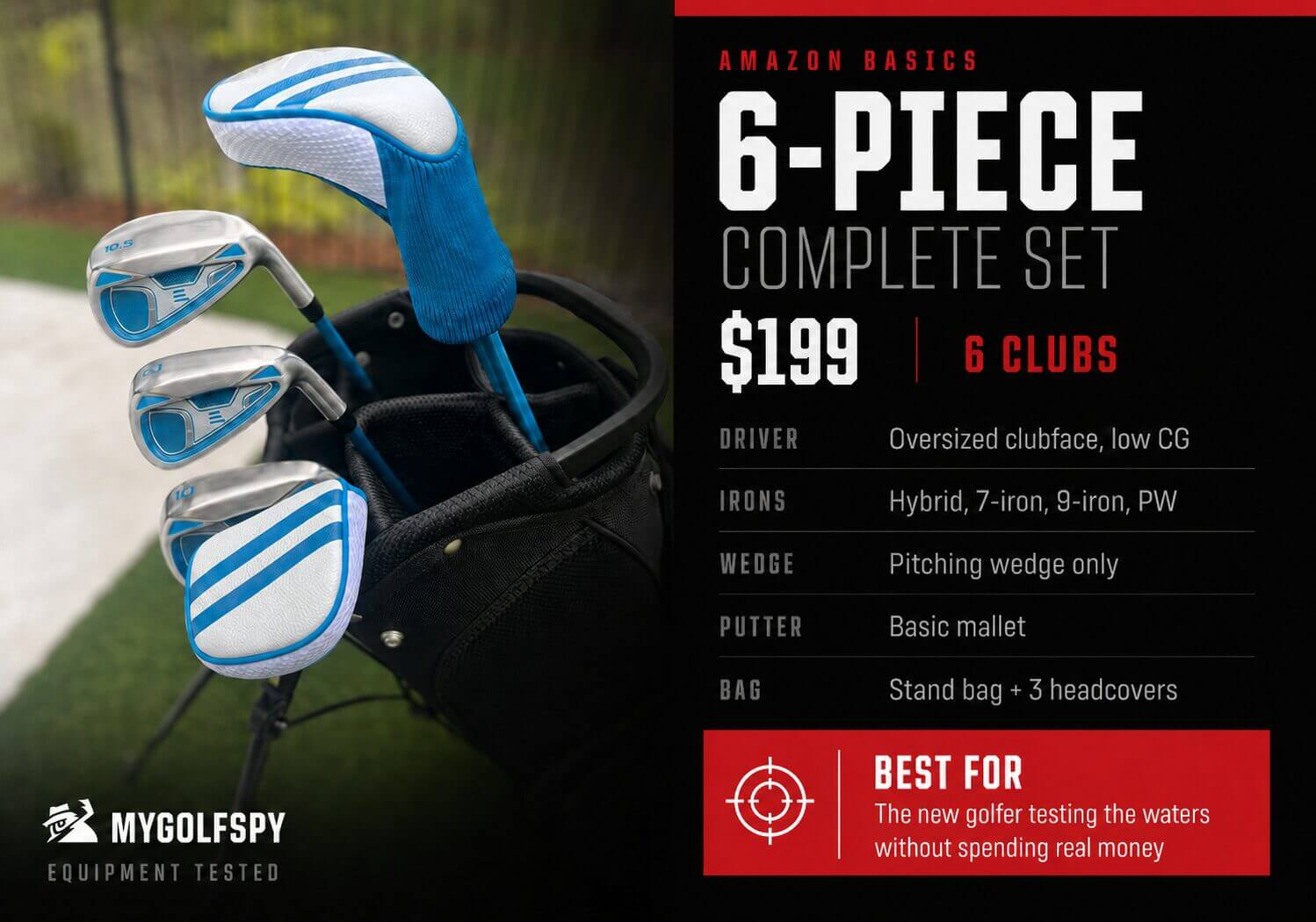 J'ai testé 5 ensembles de golf complets allant de 199$ à 1 599$. Voici où dépenser votre argent