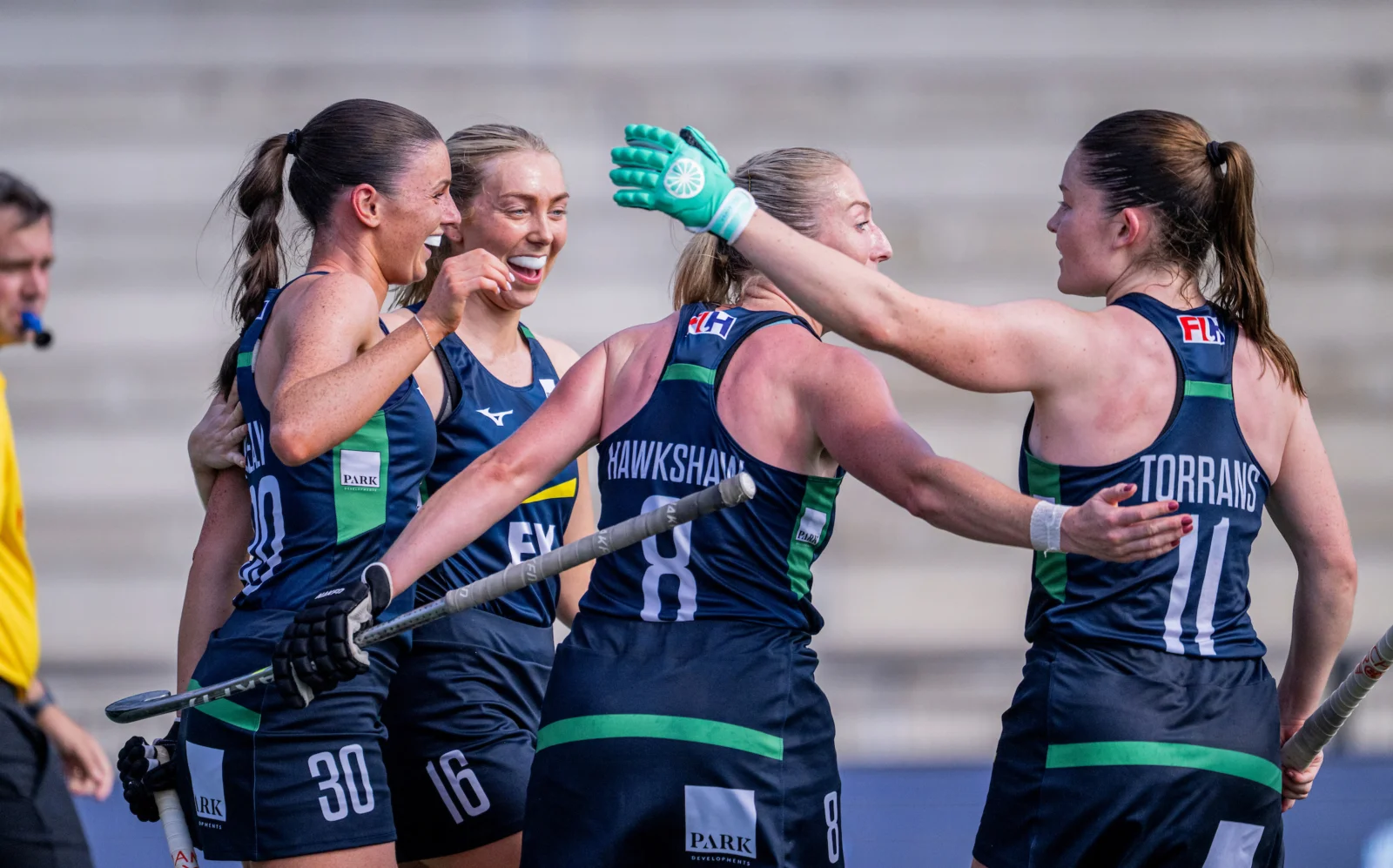 fu1 1124 1 1 scaled 1 - Flawless Ireland end penultimate FIH Hockey Pro League stage with victory against Spain. - Thursday, June 18 – Rotterdam, The Netherlands: The Ireland Women’s Hockey Team build on their 1-1 draw the day prior to outclass Spain in the FIH Hockey Pro League. A first quarter goal from Emily Kealy, her first in a green shirt, broke the deadlock. Niamh Carey’s sublime reverse stick strike doubled the lead in quarter 3 before Sarah McAuley added a fourth, deflecting in a penalty corner. A late Spain goal gave them a brief glimmer of hope, but Ireland quickly quelled any hopes of a comeback to secure a crucial three points in their bid to remain in the FIH Hockey Pro League next season.