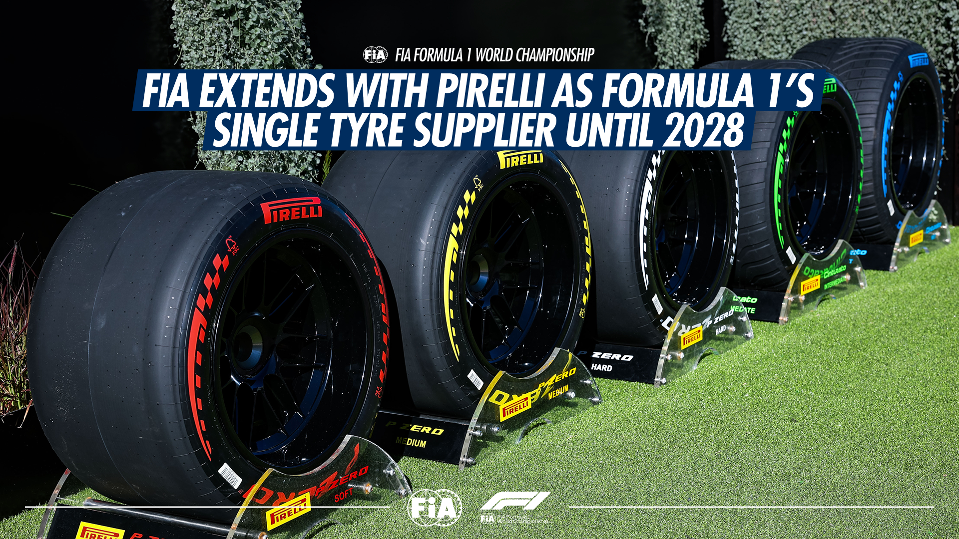 La FIA prolonge Pirelli en tant que fournisseur unique de pneus pour la Formule 1 jusqu'en 2028