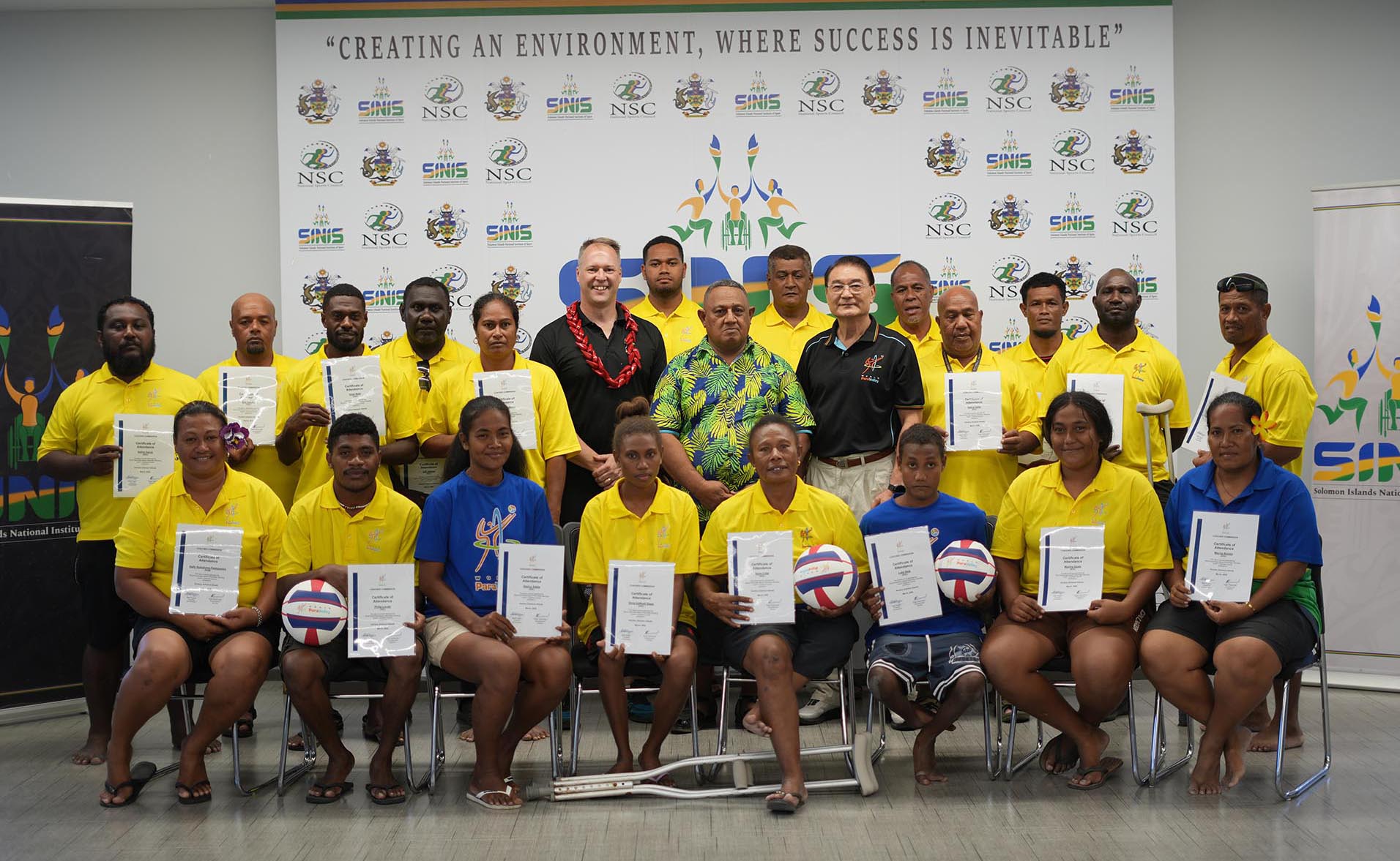 La première histoire se termine. Un cours de formation double ParaVolley donne du pouvoir aux nations du Pacifique < World ParaVolleyWorld ParaVolley