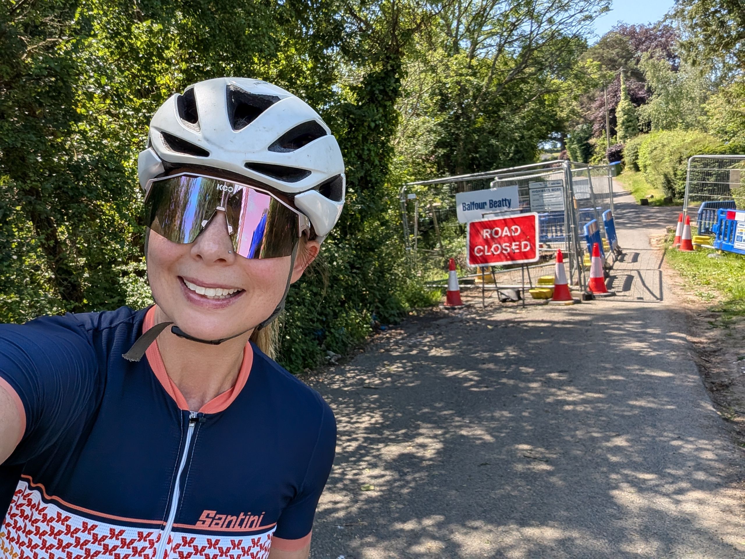 Les cyclistes aiment une bonne route fermée. cela a aidé à éliminer les pensées intrusives de laisser mes enfants sans mère