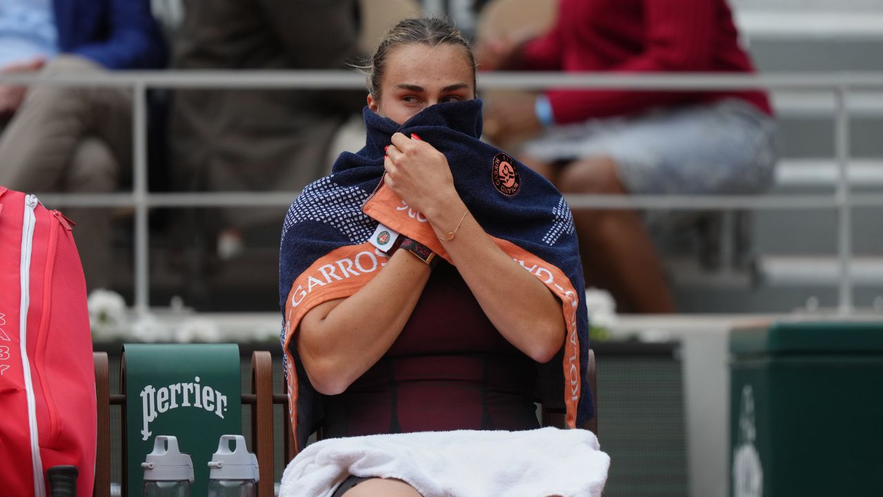 Sabalenka a perdu en quarts de championnat de France. "Je veux juste arrêter le tennis maintenant."