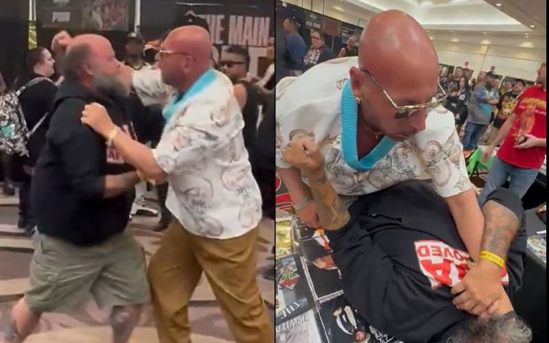 Un ouvrier du bâtiment méchant dit que Vito ne l'a pas vraiment battu dans un clip viral de la WrestleCon