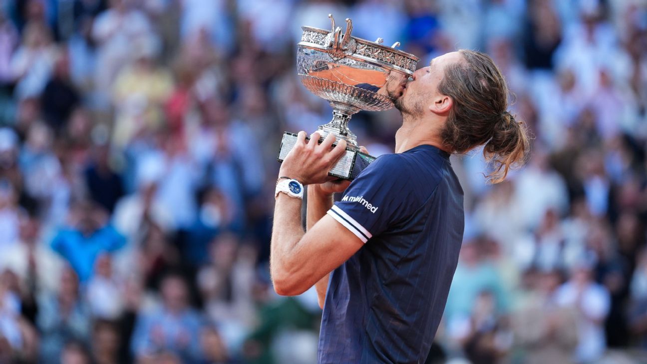Vainqueurs de Roland-Garros, champions en simple messieurs et dames